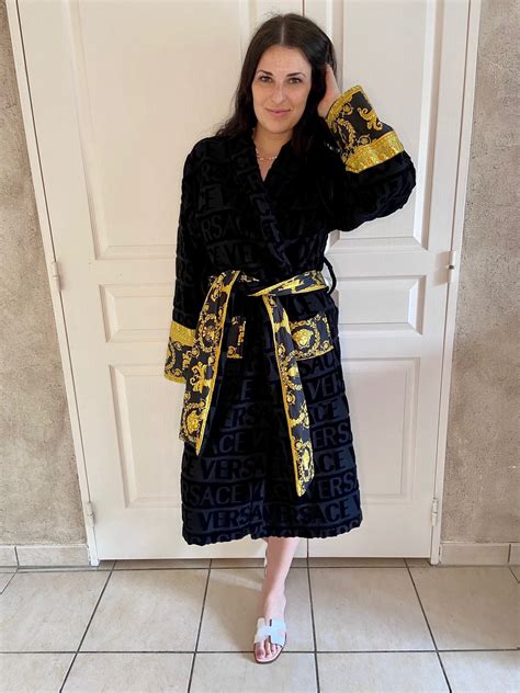 versace roves|vintage Versace robe.